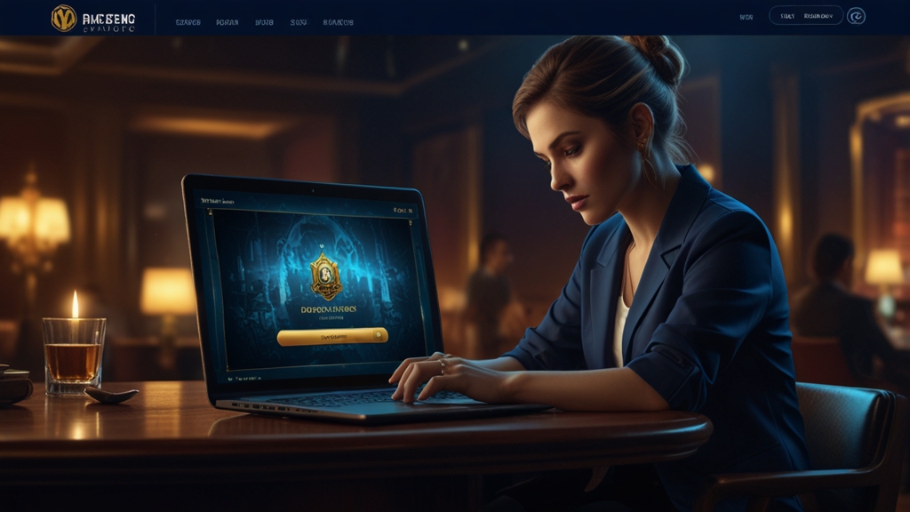 Troubleshooting a failed casino login on a laptop with browser and email checks.
